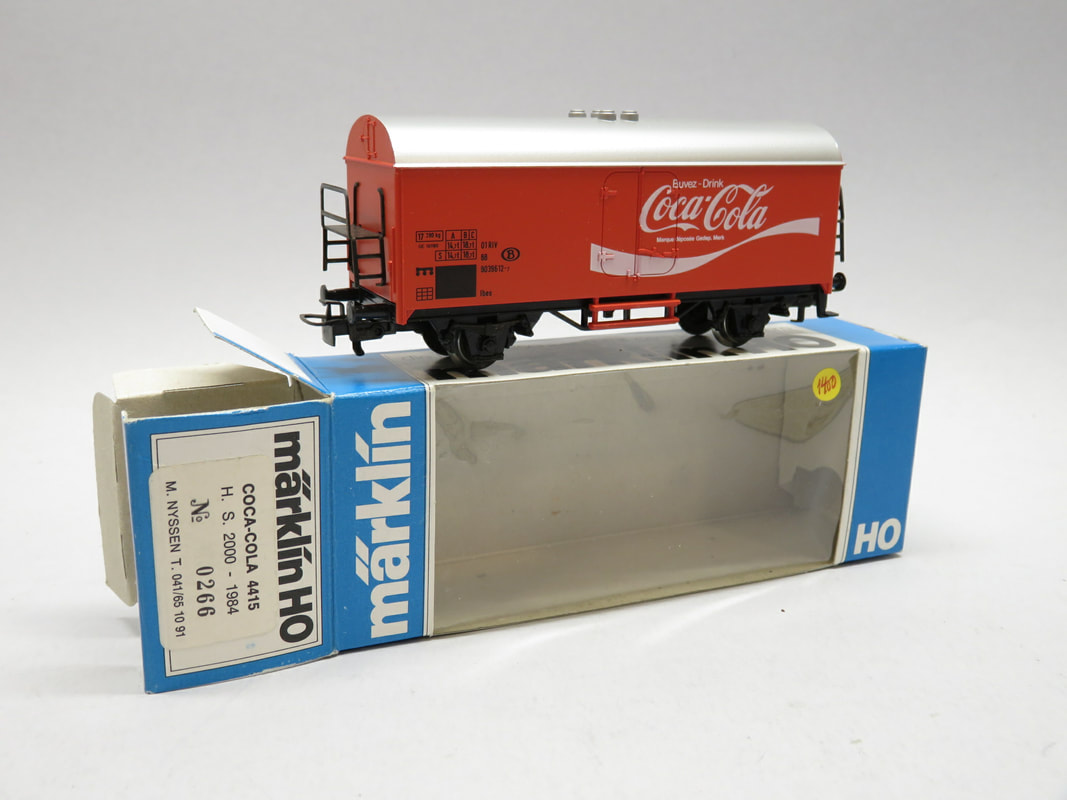 Spur H0 Märklin 47366 GED.Güterwagen Coca-Cola SJ Gedeckter Güterwagen